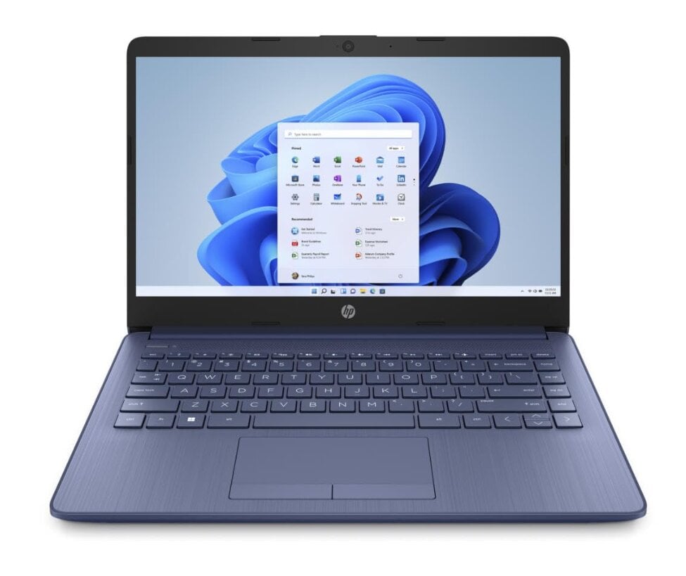 HP Stream 14-cf 14 HD Celeron N4120 4GB 64GB W11, Blue Renew цена и информация | Nešiojami kompiuteriai | pigu.lt