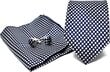 Vyriškas kaklaraištis su sasagom ir nosinaite, šilkiniai kaina ir informacija | Kaklaraiščiai, peteliškės | pigu.lt