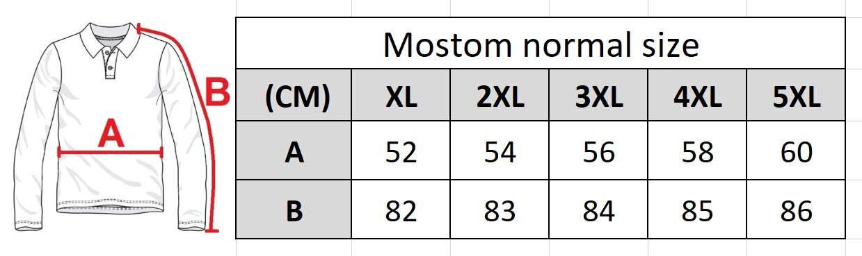 Marškinėliai vyrams Mostom, mėlyni kaina ir informacija | Vyriški marškinėliai | pigu.lt