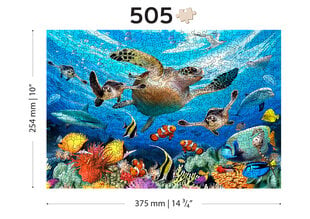 Medinė dėlionė Wooden City Ocean Life, 505 d. kaina ir informacija | Dėlionės (puzzle) | pigu.lt