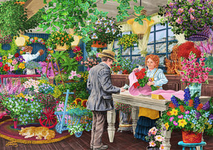 Medinė dėlionė Wooden City The Florist’s, 505 d. kaina ir informacija | Dėlionės (puzzle) | pigu.lt