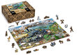 Medinė dėlionė Wooden City Geležinkelis, 505 d. kaina ir informacija | Dėlionės (puzzle) | pigu.lt