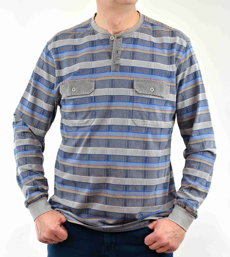 Marškinėliai vyrams Mostom, pilki kaina ir informacija | Vyriški marškinėliai | pigu.lt