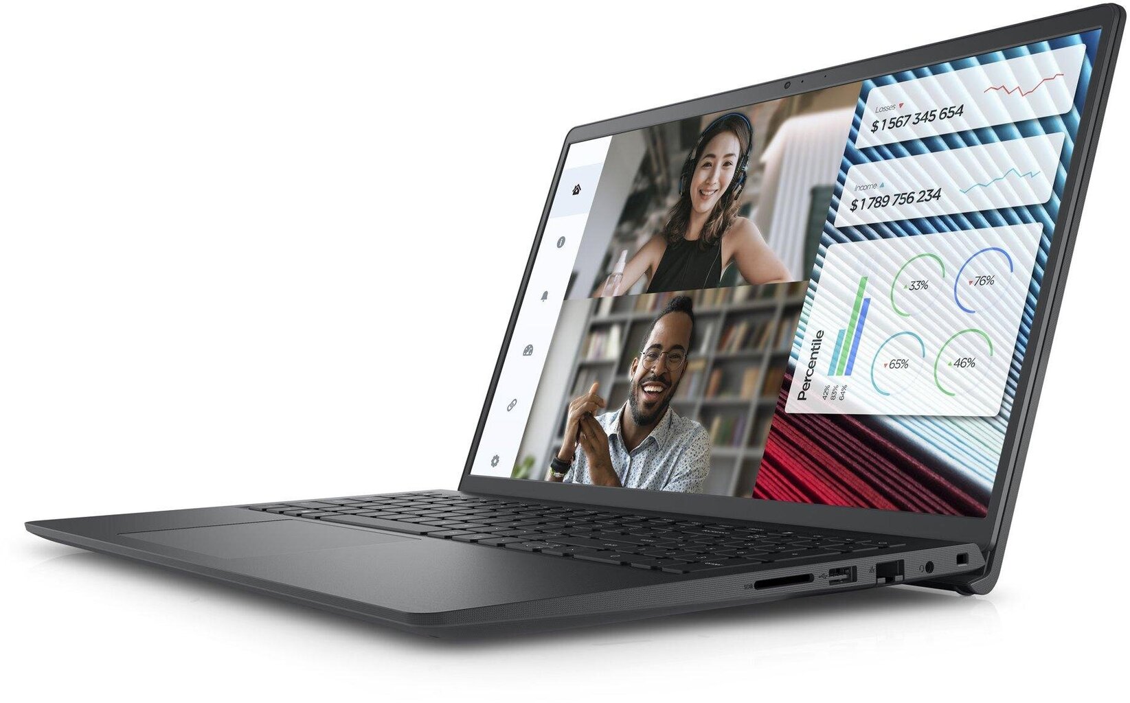 Dell Vostro 3520 15,6" FHD 1920x1080 Intel i5-1235U 3,30 GHz, 8 GB DDR4, 512 GB M.2 PCIe NVMe kaina ir informacija | Nešiojami kompiuteriai | pigu.lt