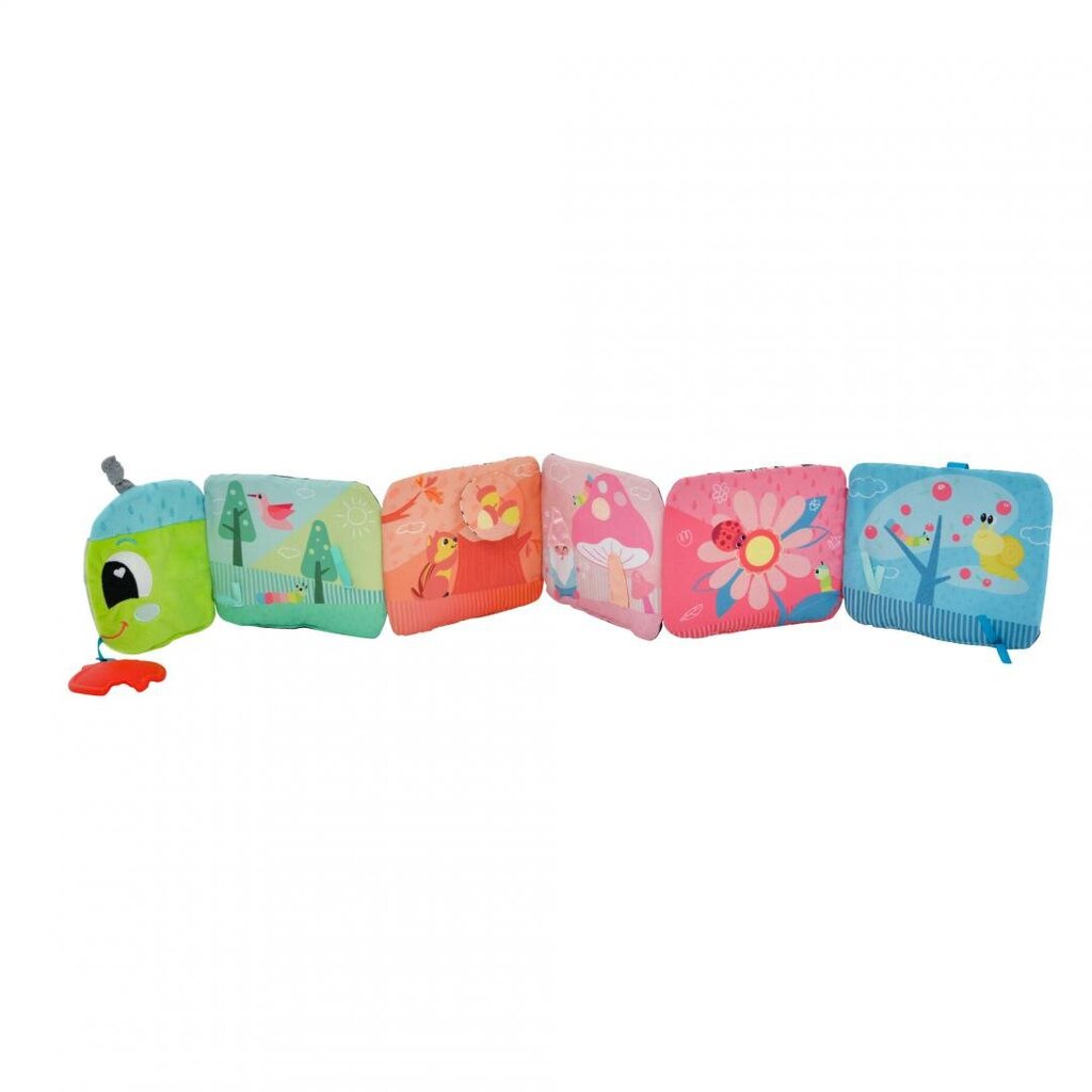 Minkšta išlankstoma knyga Lamaze Colorful Journey Caterpillar kaina ir informacija | Žaislai kūdikiams | pigu.lt