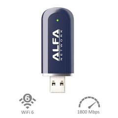 Alfa AWUS036AXER цена и информация | Адаптеры, USB-разветвители | pigu.lt