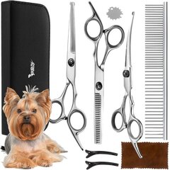 Набор ножниц для стрижки собак. цена и информация | Средства по уходу за животными | pigu.lt