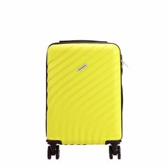 Lagaminas S dydžio Gregorio W6007 S18, geltonas kaina ir informacija | Lagaminai, kelioniniai krepšiai | pigu.lt
