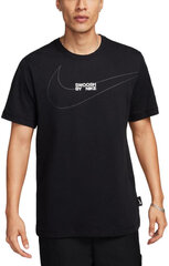 Marškinėliai vyrams Nike, juodi kaina ir informacija | Džemperiai vyrams | pigu.lt