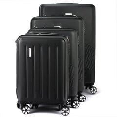 Набор чемоданов Gregorio W3028 18/20/24/28 цена и информация | Чемоданы, дорожные сумки  | pigu.lt