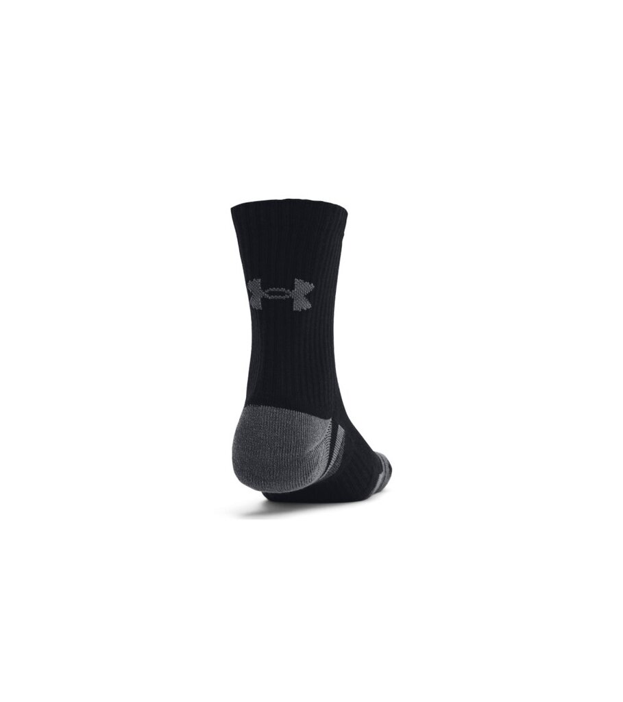 Under Armour kojinės vyrams Ua Performance Cotton, juodos, 3 poros kaina ir informacija | Vyriškos kojinės | pigu.lt