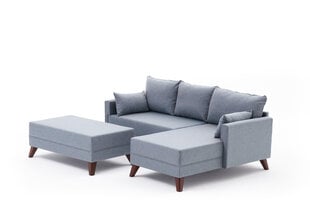 Мягкий угловой диван Asir Bella Soft Mini Köşe Right, синий цена и информация | Угловые диваны | pigu.lt