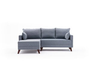 Угловой диван Asir Bella Soft Mini Köşe Left, синий цена и информация | Угловые диваны | pigu.lt