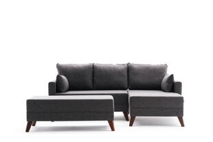 Minkštas kampas Asir Bella Mini Corner Sofa Right, pilkas kaina ir informacija | Minkšti kampai | pigu.lt