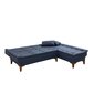 Kampinė sofa-lova Santo - Dark Blue цена и информация | Sofos | pigu.lt