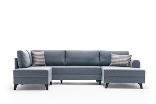 Угловой диван-кровать Belen - Blue цена и информация | Угловые диваны | pigu.lt