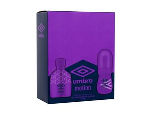 Kosmetikos rinkinys Umbro Motion EDT moterims: tualetinis vanduo 30 ml + rutulinis dezodorantas 50 ml kaina ir informacija | Kvepalai moterims | pigu.lt