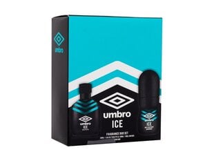 Kosmetikos rinkinys Umbro Ice EDT vyrams: Tualetinis vanduo 30 ml + dezodorantas 50 ml цена и информация | Мужские духи | pigu.lt