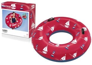 Pripučiamas plaukimo ratas Bestway, 119 cm, raudonas цена и информация | Надувные и пляжные товары | pigu.lt