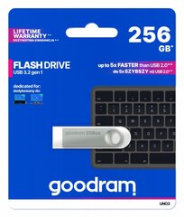 Goodram Pendrive UNO3 256GB USB 3.2 kaina ir informacija | Goodram Kompiuterinė technika | pigu.lt