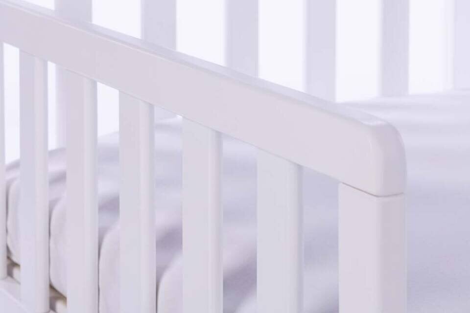 Kūdikio lovytė 2in1 Petit Fox, balta kaina ir informacija | Kūdikių lovytės | pigu.lt