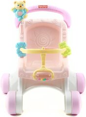 коляска - fisher price, розовая цена и информация | Игрушки для малышей | pigu.lt