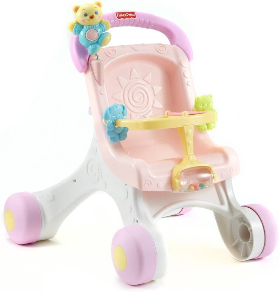Vaikštukas - Fisher Price, rožinis kaina ir informacija | Žaislai kūdikiams | pigu.lt