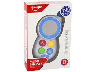 Interaktyvus telefonas vaikams Huanger, mėlynas kaina ir informacija | Žaislai kūdikiams | pigu.lt