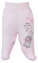 детские брюки 68 см, розовые цена и информация | Детские брюки 62 см, черные | pigu.lt