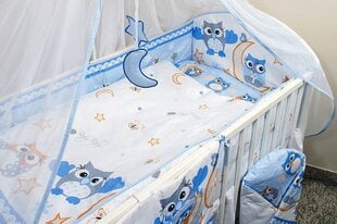 защита для кроватки, 360 см, совы, коричневый цена и информация | Детское постельное бельё | pigu.lt