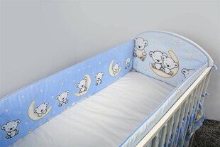 защита кроватки, 360 см, плюшевые мишки, голубой цена и информация | Товары для безопасности детей дома | pigu.lt