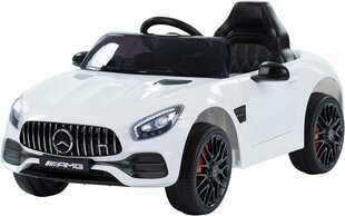 Vienvietis vaikiškas elektromobilis - Mercedes GT, baltas kaina ir informacija | Elektromobiliai vaikams | pigu.lt
