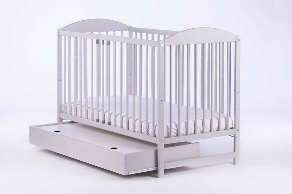 Kūdikio lovytė 2in1 Petit Fox, pilka kaina ir informacija | Kūdikių lovytės | pigu.lt
