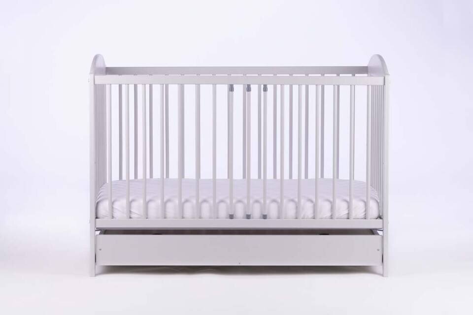 Kūdikio lovytė 2in1 Petit Fox, pilka kaina ir informacija | Kūdikių lovytės | pigu.lt