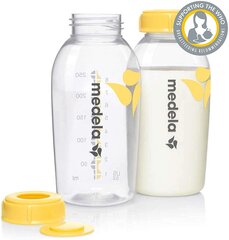 Buteliukų rinkinys Medela 250 ml,2 vnt. цена и информация | Бутылочки и аксессуары | pigu.lt