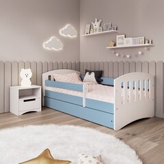 Vaikiška lova be čiužinio ir stalčiaus Kocot Kids Classic 1, mėlyna kaina ir informacija | Vaikiškos lovos | pigu.lt
