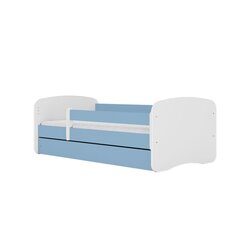 Vaikiška lova su stalčiumi ir čiužiniu Kocot Kids BabyDreams, mėlyna kaina ir informacija | Vaikiškos lovos | pigu.lt
