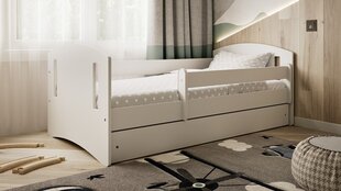 Кровать классик белая 2 с ящиком, с матрасом 160/80 цена и информация | Детские кровати | pigu.lt