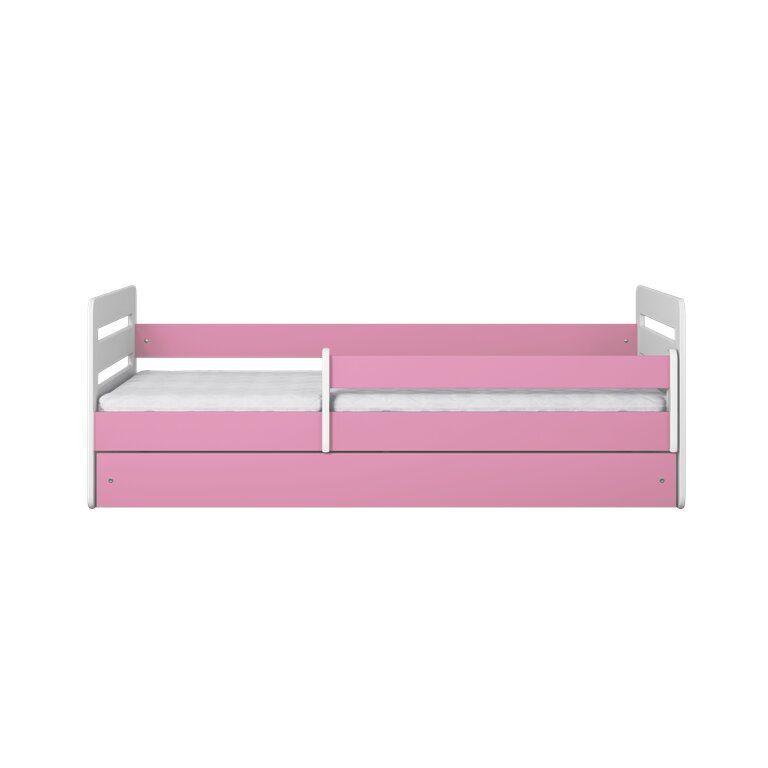 Vaikiška lova su stalčiumi ir čiužiniu Kocot Kids Tomi, rožinė цена и информация | Vaikiškos lovos | pigu.lt
