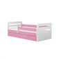 Vaikiška lova su stalčiumi ir čiužiniu Kocot Kids Tomi, rožinė цена и информация | Vaikiškos lovos | pigu.lt