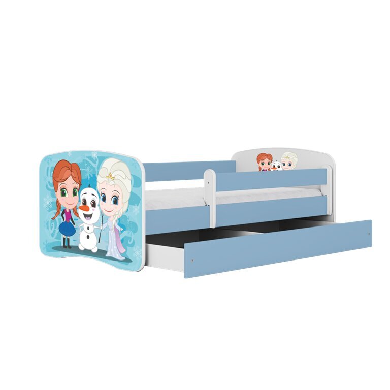 Vaikiška lova su stalčiumi be čiužinio Kocot Kids BabyDreams, mėlyna kaina ir informacija | Vaikiškos lovos | pigu.lt