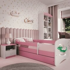 Babydreams розовая кровать с ящиком, без матраса 160/70 цена и информация | Детские кровати | pigu.lt