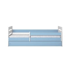 Синяя кровать Томи без ящика, с матрасом 180/80 цена и информация | Детские кровати | pigu.lt