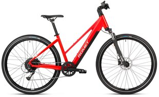 Elektrinis dviratis Romet e-Orkan D 1.0 504WH 2024, 28'', raudonas kaina ir informacija | Elektriniai dviračiai | pigu.lt