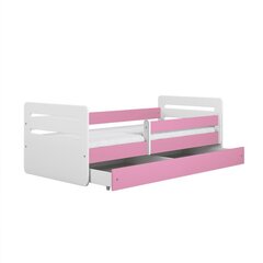 Розовая кровать Томи без ящика, с матрасом 180/80 цена и информация | Детские кровати | pigu.lt