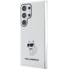 Original Pouch KARL LAGERFELD hardcase IML Choupette KLHCS24LHNCHTCT for Samsung Galaxy S24 Ultra transparent цена и информация | Чехлы для телефонов | pigu.lt