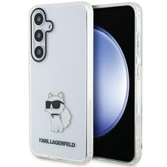 Original Pouch KARL LAGERFELD hardcase IML Choupette KLHCS24MHNCHTCT for Samsung Galaxy S24 Plus transparent цена и информация | Чехлы для телефонов | pigu.lt