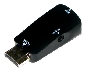 XtendLan HDMI/VGA, 0.5 m цена и информация | Кабели и провода | pigu.lt