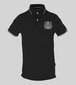 Polo marškinėliai vyrams Aquascutum, juodi kaina ir informacija | Vyriški marškinėliai | pigu.lt