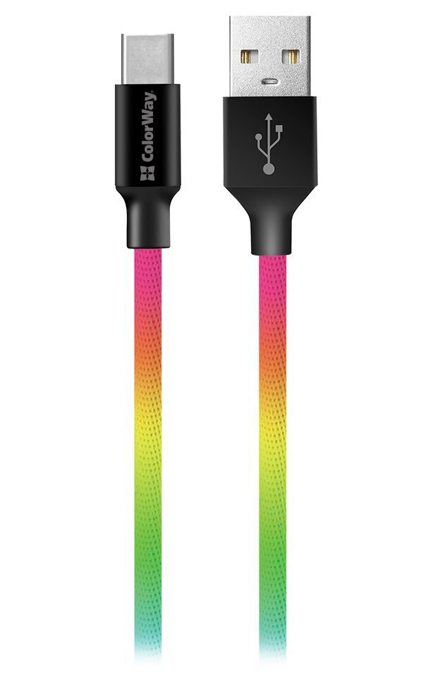 ColorWay Usb-C kaina ir informacija | Laidai telefonams | pigu.lt